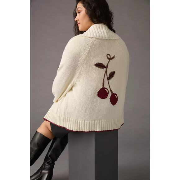 🍒 Anthropologie | Maeve Cherry Cardigan Sweater – Size XL 🍒 - Picture 6 of 6